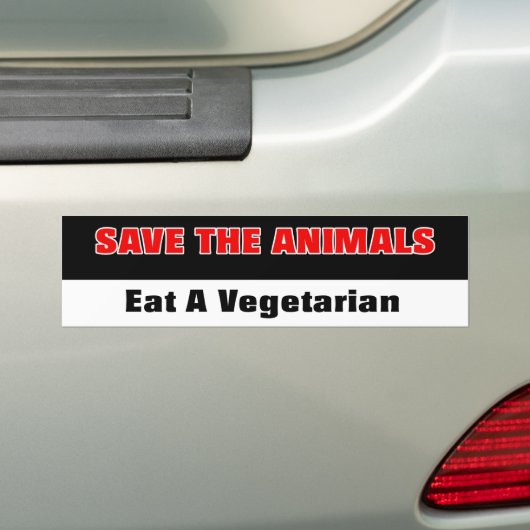 Anti-PETA Autoaufkleber (Auf Auto)