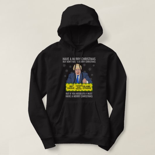 Anti Pm Johnson Konservative Tory Political Boris Hoodie (Design vorne)