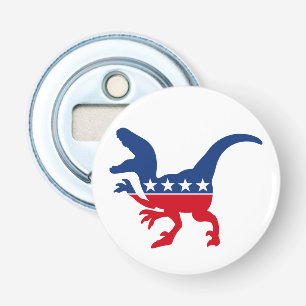 Anti-Politics Patriotic T-Rex Flaschenöffner