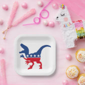 Anti-Politics Patriotic T-Rex Pappteller (Party)