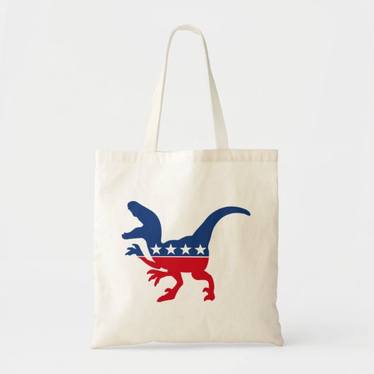 Anti-Politics Patriotic T-Rex Tragetasche (Vorne)