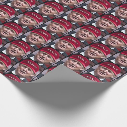 Anti-Präsident Donald Trump hat Funny Geschenkpapier (Ecke)