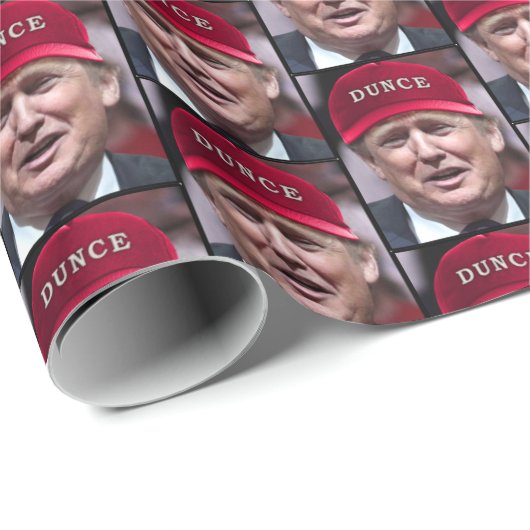 Anti-Präsident Donald Trump hat Funny Geschenkpapier (Rolleneckpunkt)