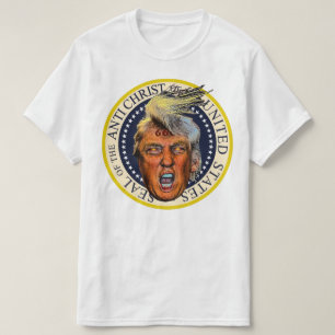 Anti-Präsident Trump-Siegel des Antichristen T-Shirt