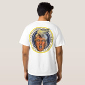 Anti-Präsident Trump-Siegel des Antichristen T-Shirt (Schwarz voll)