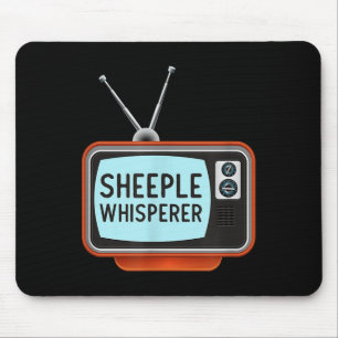 Anti Propaganda Mainstream Media T Shirt - Sheeple Mousepad