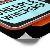 Anti Propaganda Mainstream Media T Shirt - Sheeple Poster (Ecke)