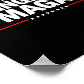 Anti-Protest Bekleidung Chinga Tu Erklärung Poster (Ecke)
