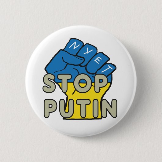 Anti-Putin Button (Vorderseite)