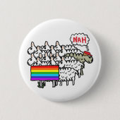 Anti Rainbow Sheep Button (Vorderseite)