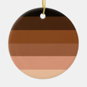 Anti-Rassismus-BIPOC-Stolperflagge Keramik Ornament (Vorne)