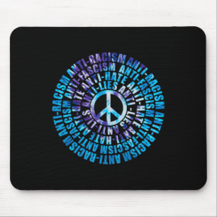Anti-Rassismus Faschismus Lies Hate Resist Demokra Mousepad