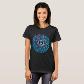 Anti-Rassismus Faschismus Lies Hate Resist Demokra T-Shirt (Vorne ganz)