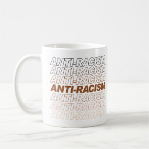 Anti-Rassismus Muster Kaffeetasse