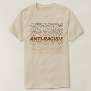 Anti-Rassismus Muster T-Shirt