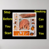 Anti-Raucher-Plakate Poster (Vorne)