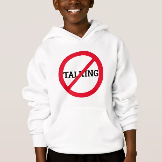 Anti Reden Hoodie (Vorderseite)