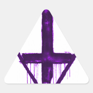 Anti-Religion Anti-Illuminati iPhone Fall Dreieckiger Aufkleber