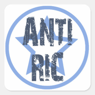 Anti-RIC Quadratischer Aufkleber