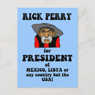 Anti-Rick-Perry Postkarte