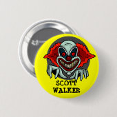 ANTI-RICK SCOTT FLORIDA REG. KNOPF BUTTON (Vorne & Hinten)