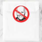 Anti Rick Scott überquerte das Gesicht Runder Aufkleber (Tasche)