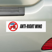 ANTI-RIGHT FLÜGEL AUTOAUFKLEBER (Auf Auto)