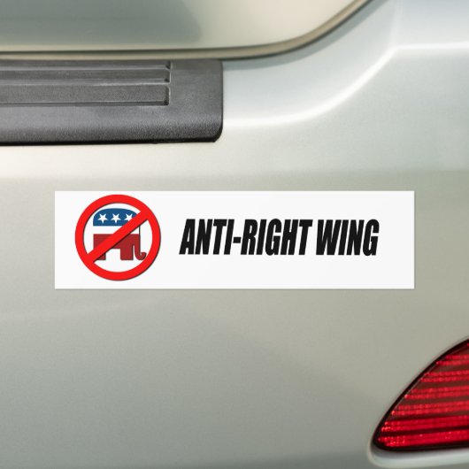 ANTI-RIGHT FLÜGEL AUTOAUFKLEBER (Auf Auto)