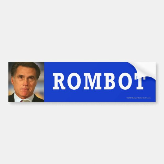 Anti-Romney Aufkleber Rombot Autoaufkleber (Vorne)