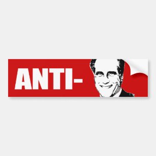 ANTI-ROMNEY AUTOAUFKLEBER