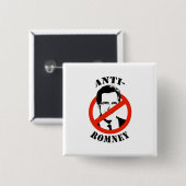 ANTI-ROMNEY - BUTTON (Vorne & Hinten)