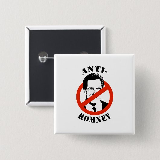 ANTI-ROMNEY - BUTTON (Vorne & Hinten)