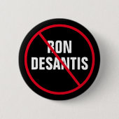 Anti Ron DeSantis Florida Demokrat Button (Vorderseite)