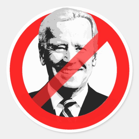 Anti Runder Aufkleber (Vorderseite)