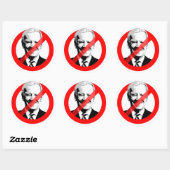 Anti Runder Aufkleber (Blatt)