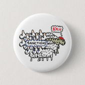 Anti-Sanktionsschaf Button (Vorderseite)