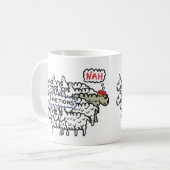 Anti-Sanktionsschaf Kaffeetasse (Vorderseite Links)