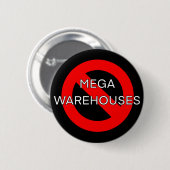 Anti Say No an Mega Warehouses Button (Vorne & Hinten)