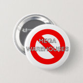 Anti Say No an Mega Warehouses Button (Vorne & Hinten)