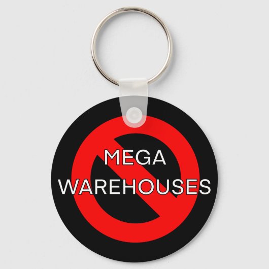 Anti Say No an Mega Warehouses Schlüsselanhänger (Vorderseite)
