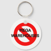 Anti Say No an Mega Warehouses Schlüsselanhänger (Rückseite)