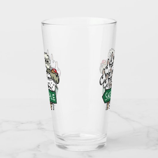 Anti-Schafe Glas (Links)