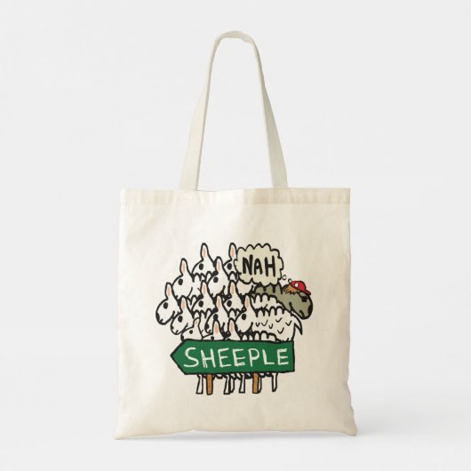 Anti-Schafe Tragetasche (Rückseite)