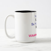 Anti-Sezession Kaffee-Tasse Zweifarbige Tasse (Links)