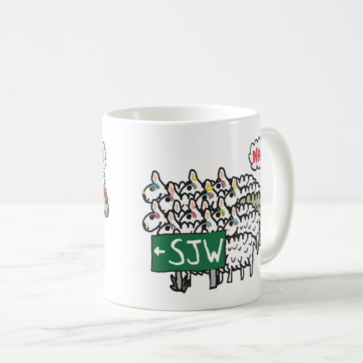 Anti SJW Kaffeetasse (VorderseiteRechts)