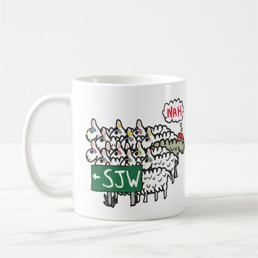 Anti SJW Kaffeetasse (Links)