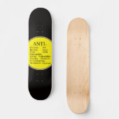 Anti-Skateboard Skateboard (Vorderseite)