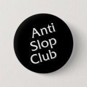 Anti Slop Club Artificial Intelligence Ai Llm Desi Button (Vorderseite)
