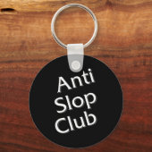 Anti Slop Club Artificial Intelligence Ai Llm Desi Schlüsselanhänger (Vorderseite)