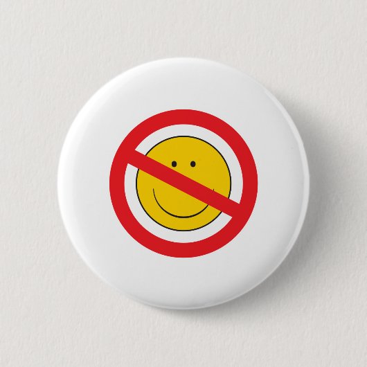Anti-Smiley Button (Vorderseite)